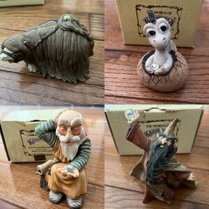 Krystonia Bundle – Baby Mahoudha, Poffles, N’Chakk & Kephren Wizard Figurines
